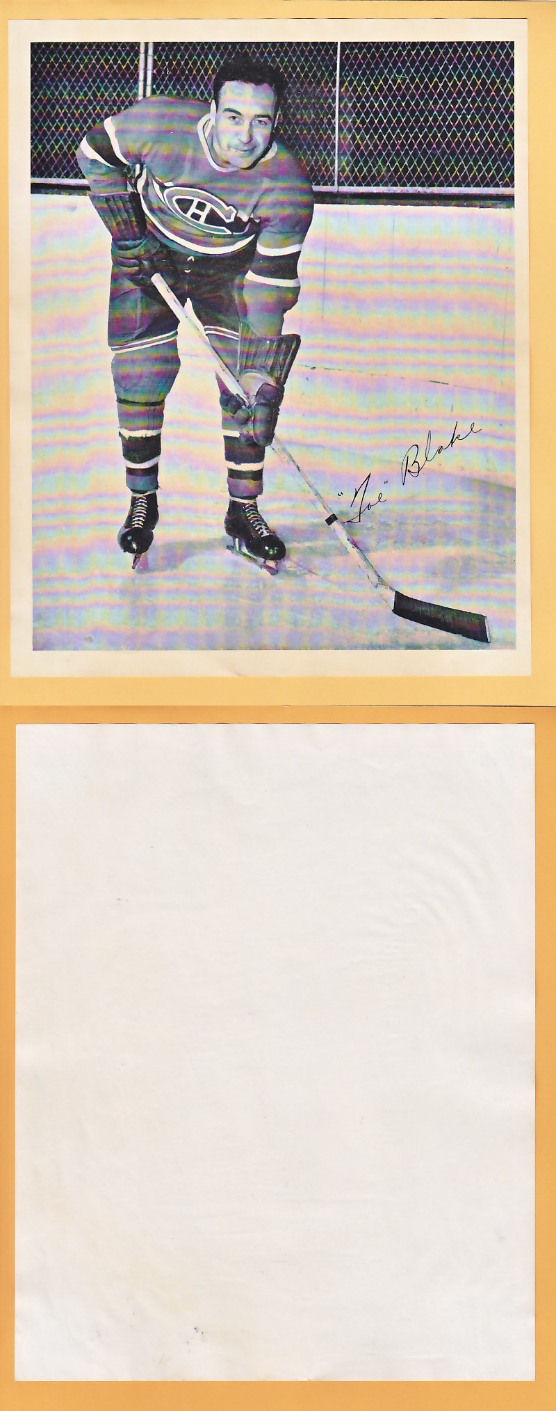 1945-54 QUAKER OATS PHOTO TOE BLAKE photo 1945-54 QUAKER OATS PHOTO TOE BLAKE photo